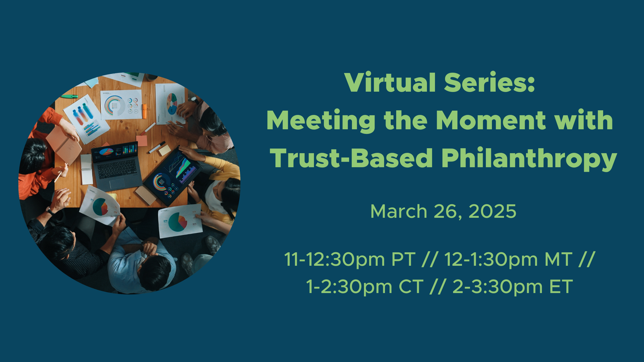 Series: Meeting the Moment with Trust-Based Philanthropy